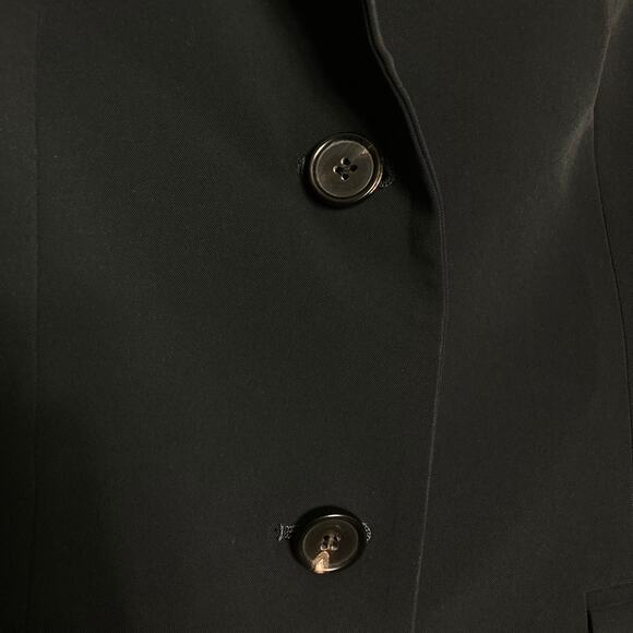 NWOT ESCADA SPORT Blazer 38/M Black 2 Buttons 2 Flap Pockets Long Sleeve Lined - Picture 4 of 11